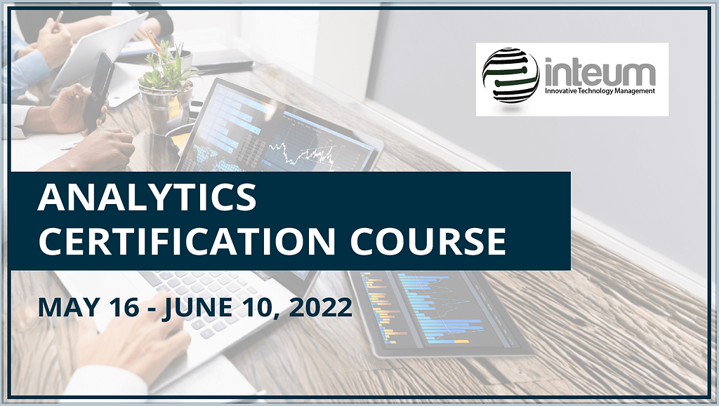 Analytics Certification Course Banner